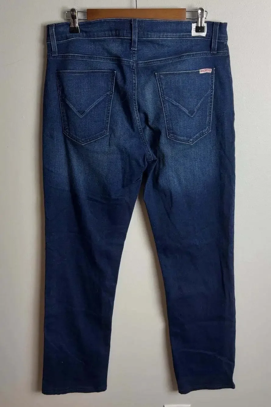 Hudson Jeans Byron Straight Leg Denim Pants Dark Wash Size 34 Men’s